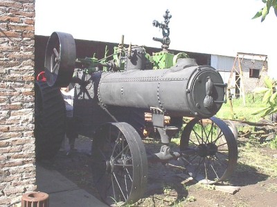 Case steam tractor found in Argentin for sale